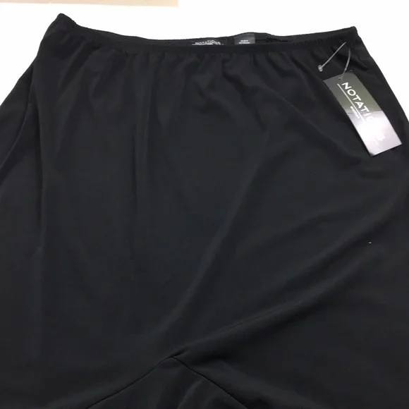 Notations Black Ruffle Hem Skirt - Picture 9 of 16